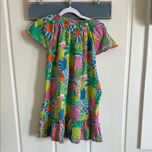 Boden Other - Boden Colorful Tropical Print Kids Dress